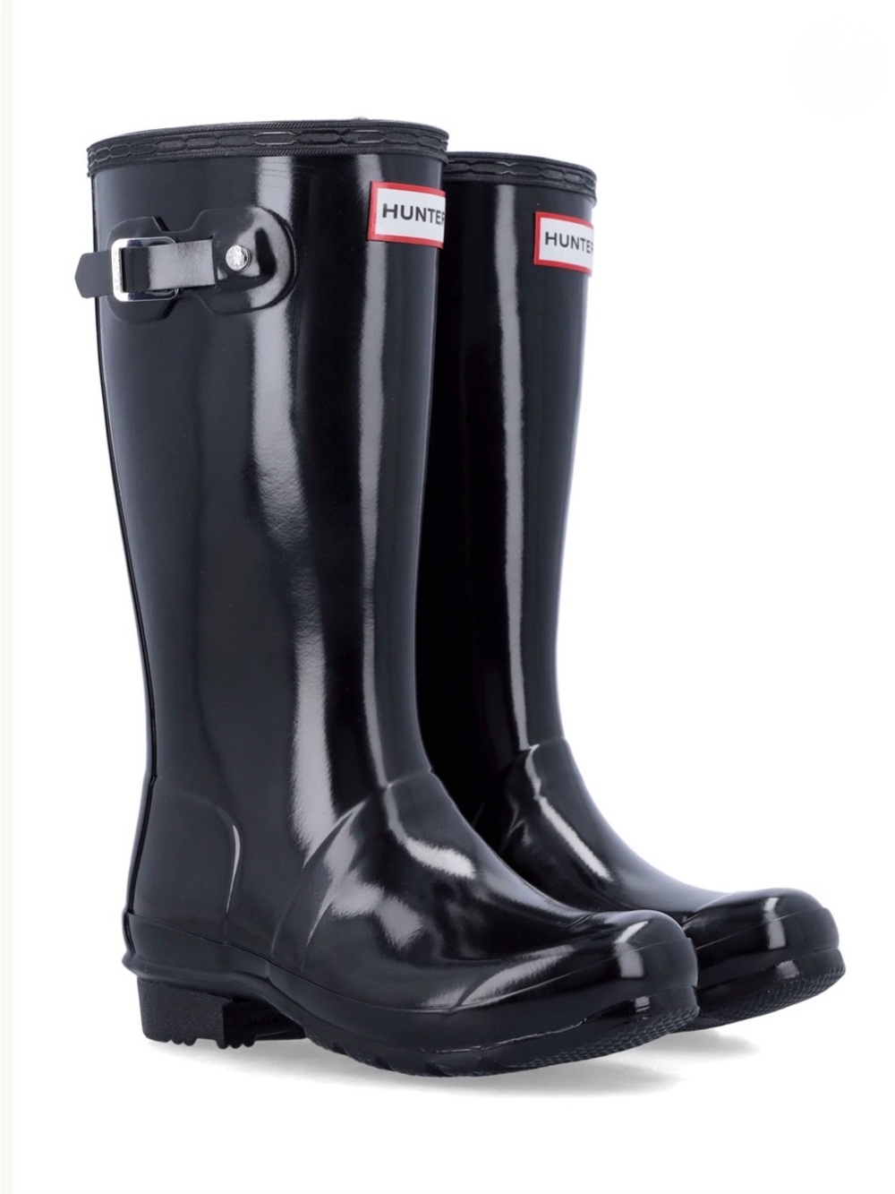 Hunter Original Tall Gloss Kids Rainboot Navy